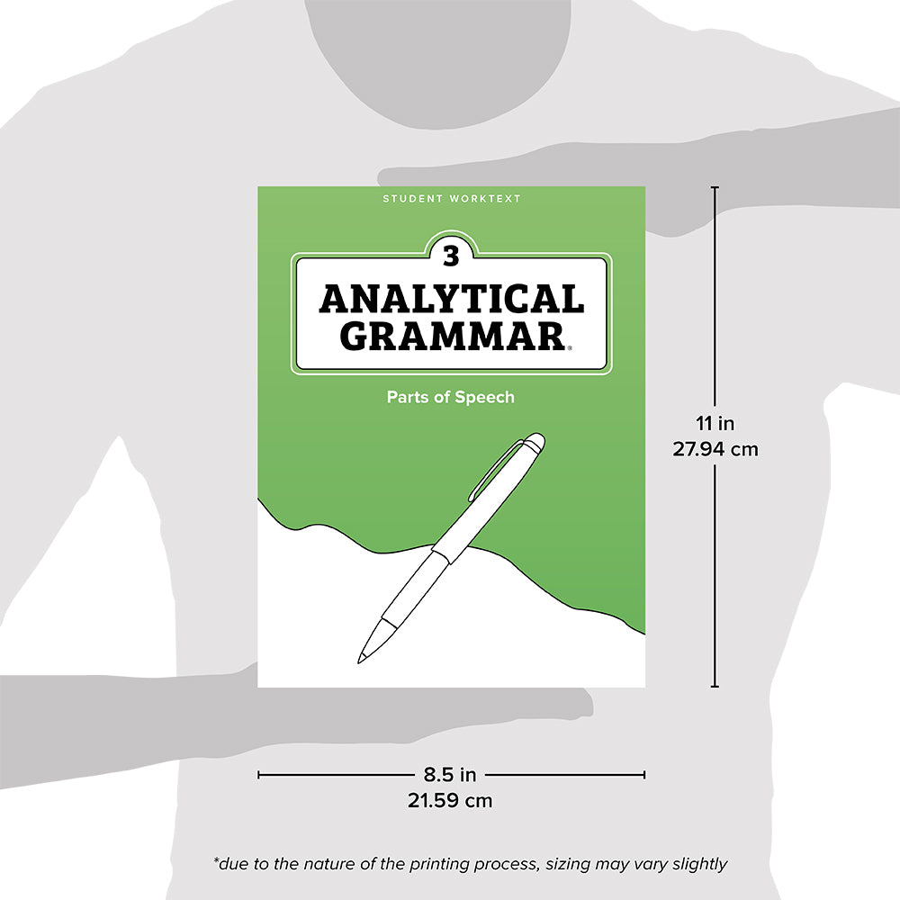 Analytical Grammar Level 3: Parts of Speech Set