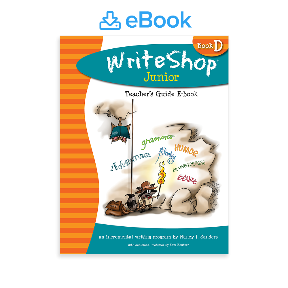 WriteShop Junior Book D Teacher's Guide (ebook)