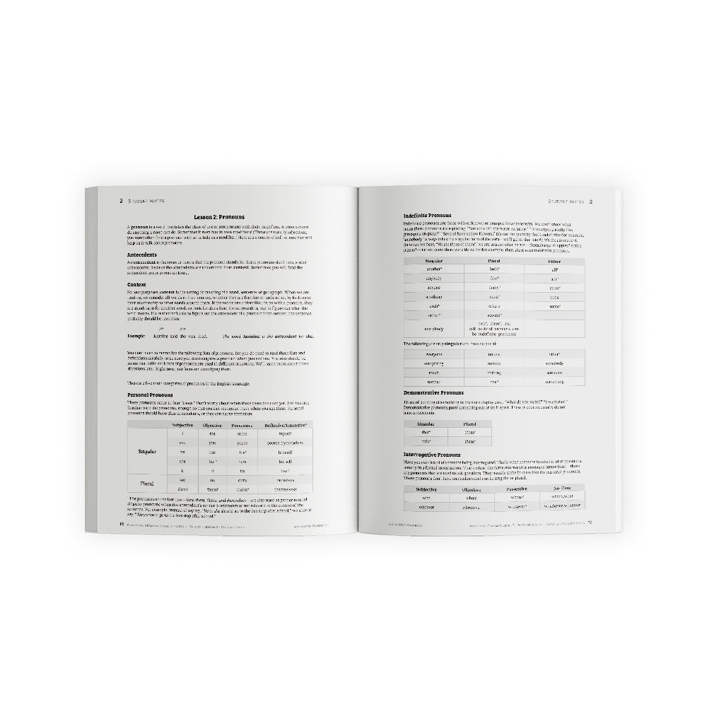 Analytical Grammar Level 3: Parts of Speech Set