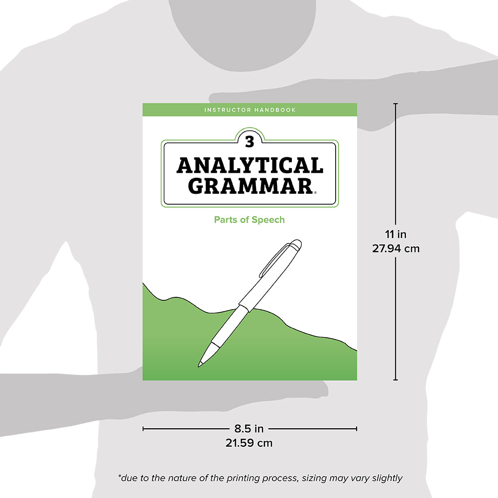 Analytical Grammar Level 3: Parts of Speech Set