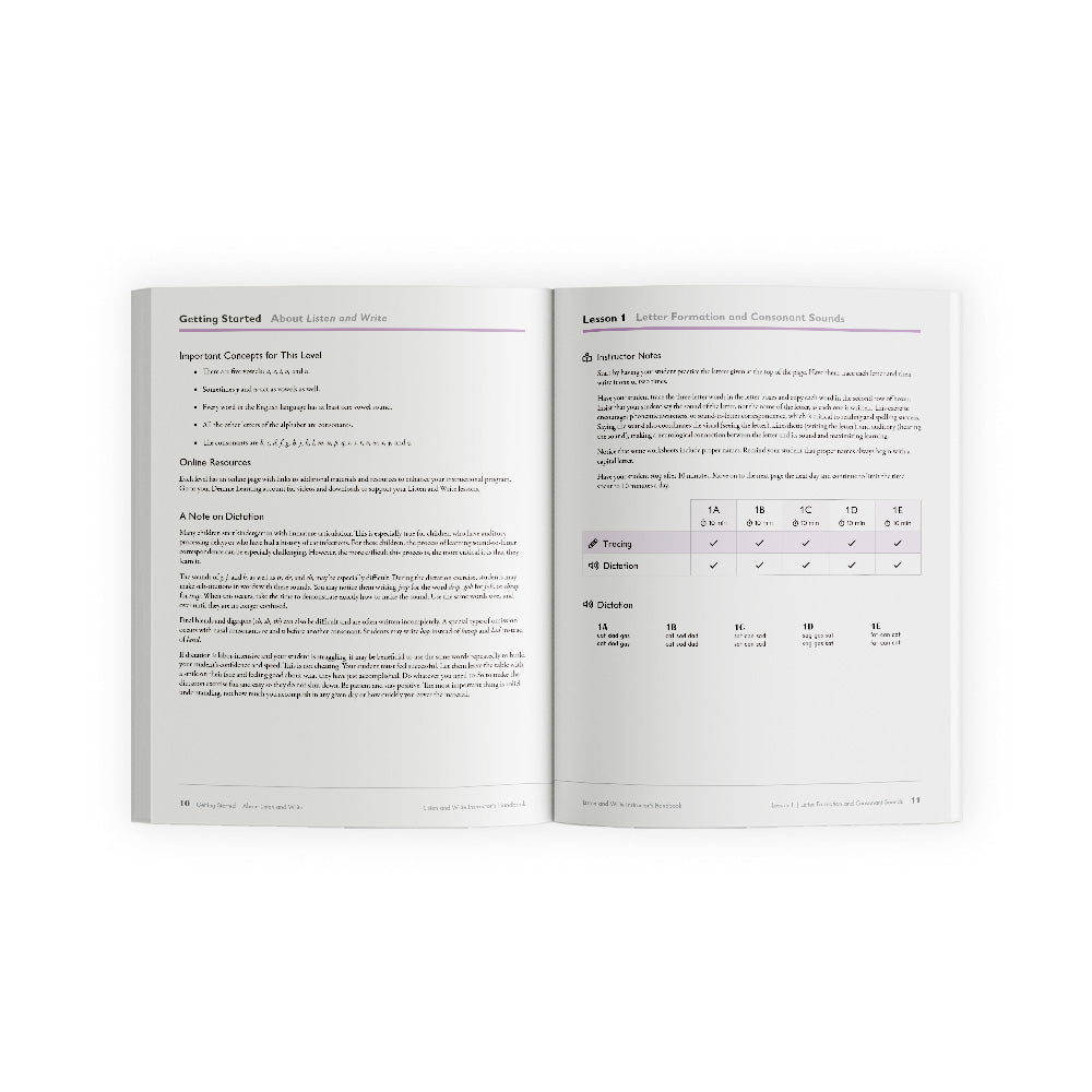 A-Listen and Write Set