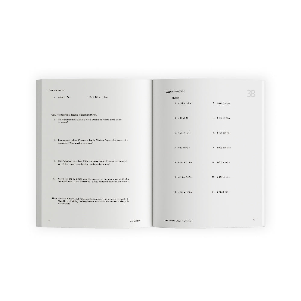Pre-Algebra Student Workbook and Tests