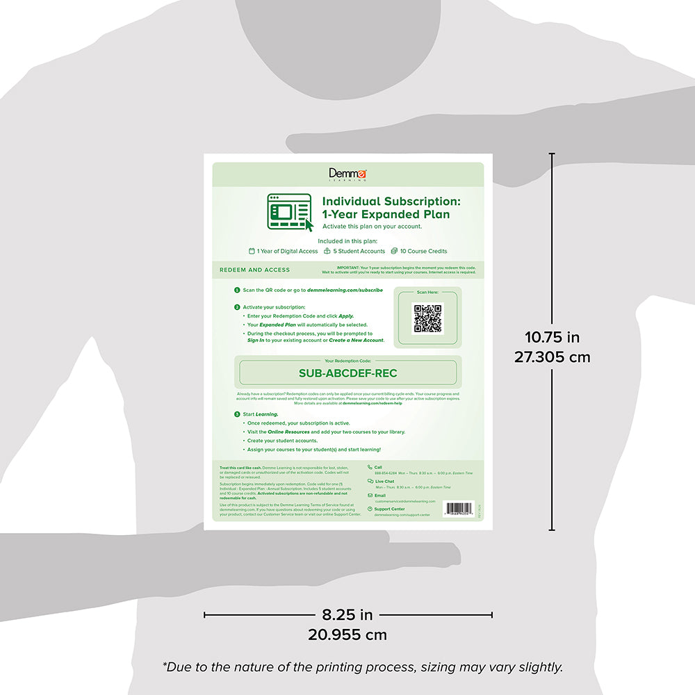 Individual - Expanded Plan - Annual Access Card