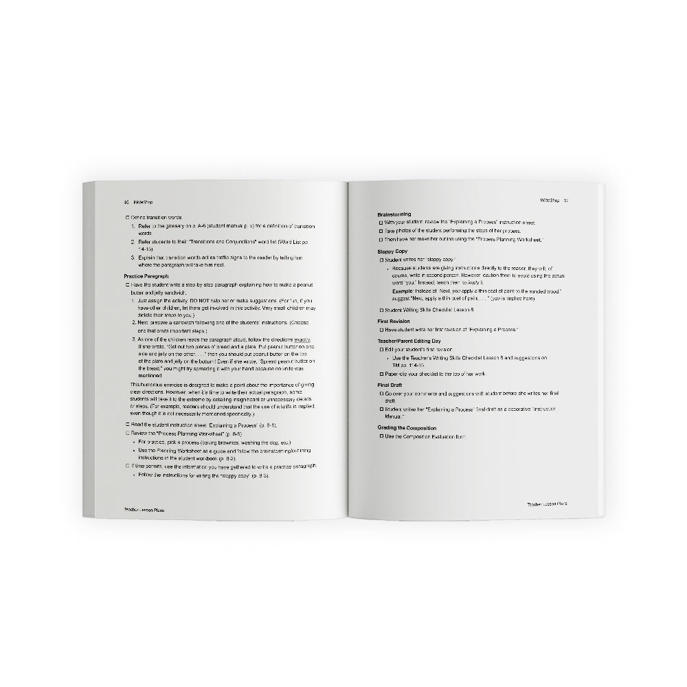 WriteShop I and II Set
