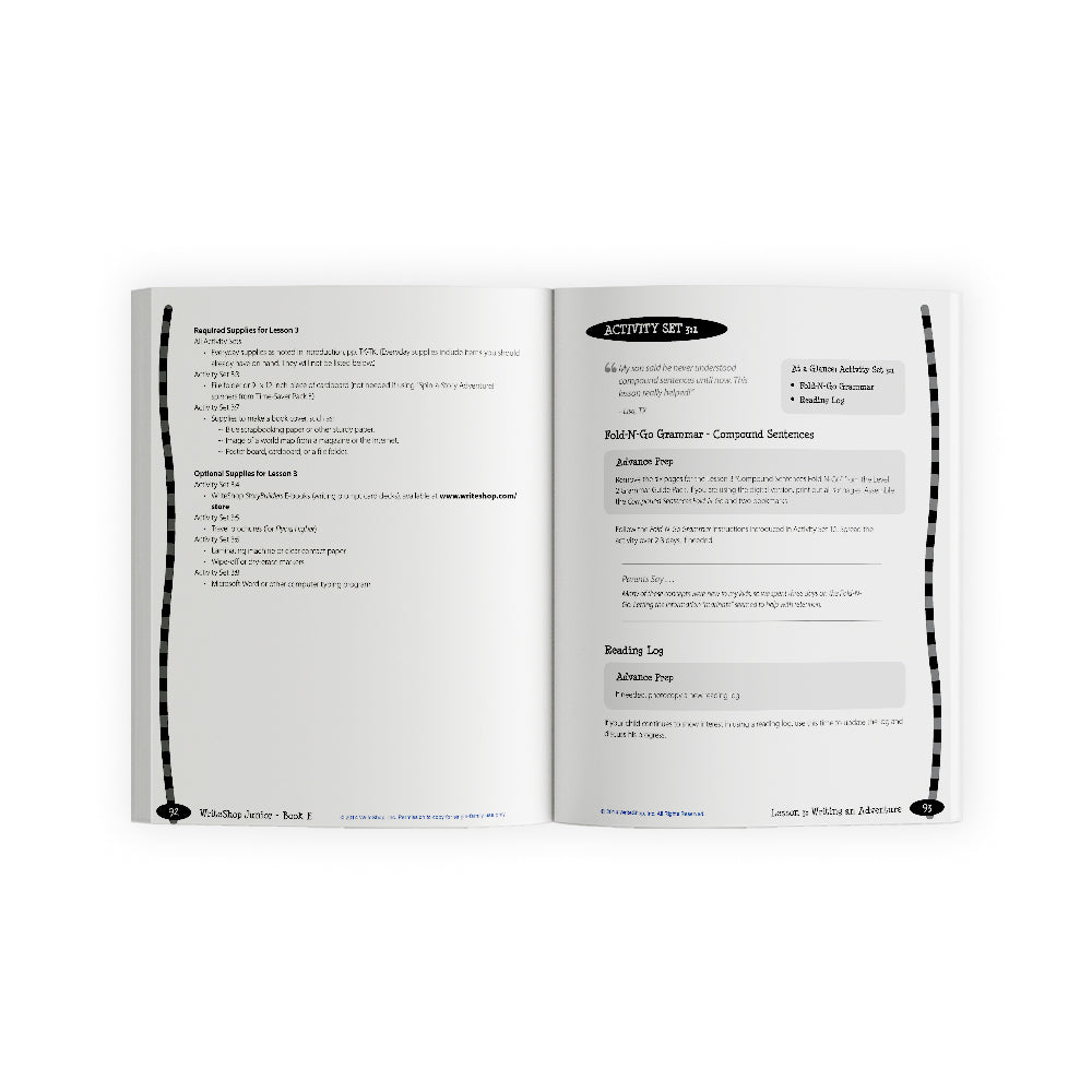 WriteShop Junior Book E Set