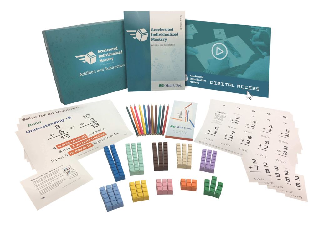 Accelerated Individualized Mastery (AIM) Addition & Subtraction—Complete Set