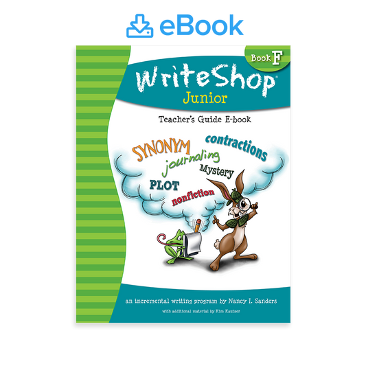 WriteShop Junior Book F Teacher's Guide (ebook)